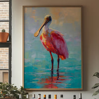 Coral Wader In Turquoise Shallows