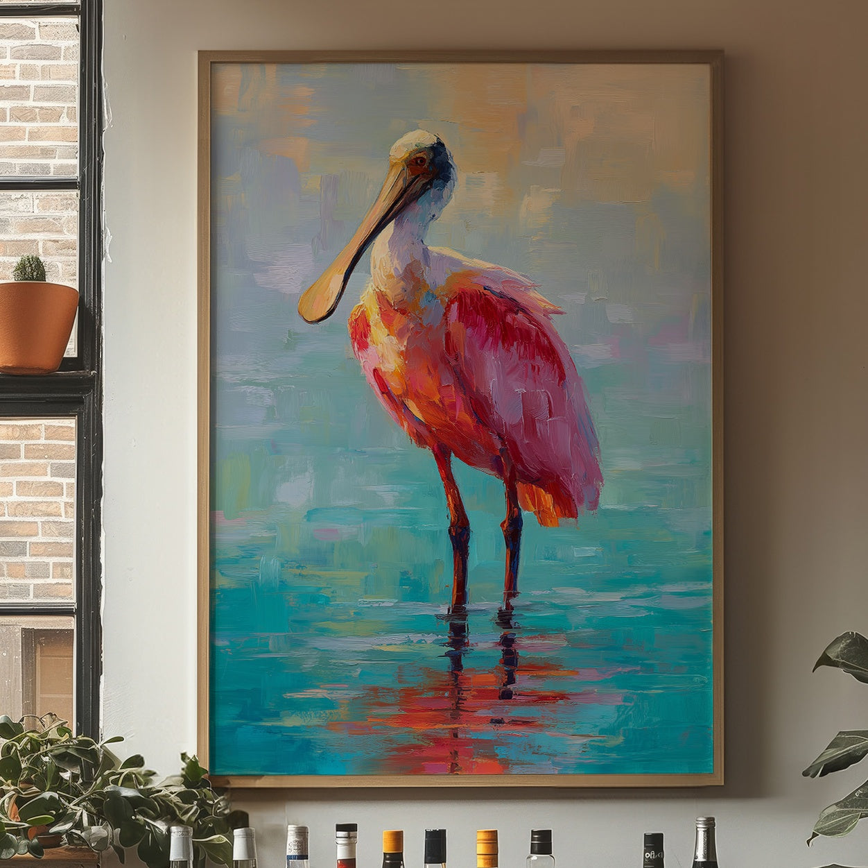 Coral Wader In Turquoise Shallows