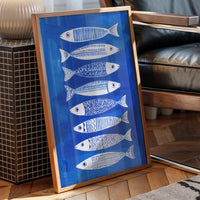 Cobalt Currents Harbor White Scales