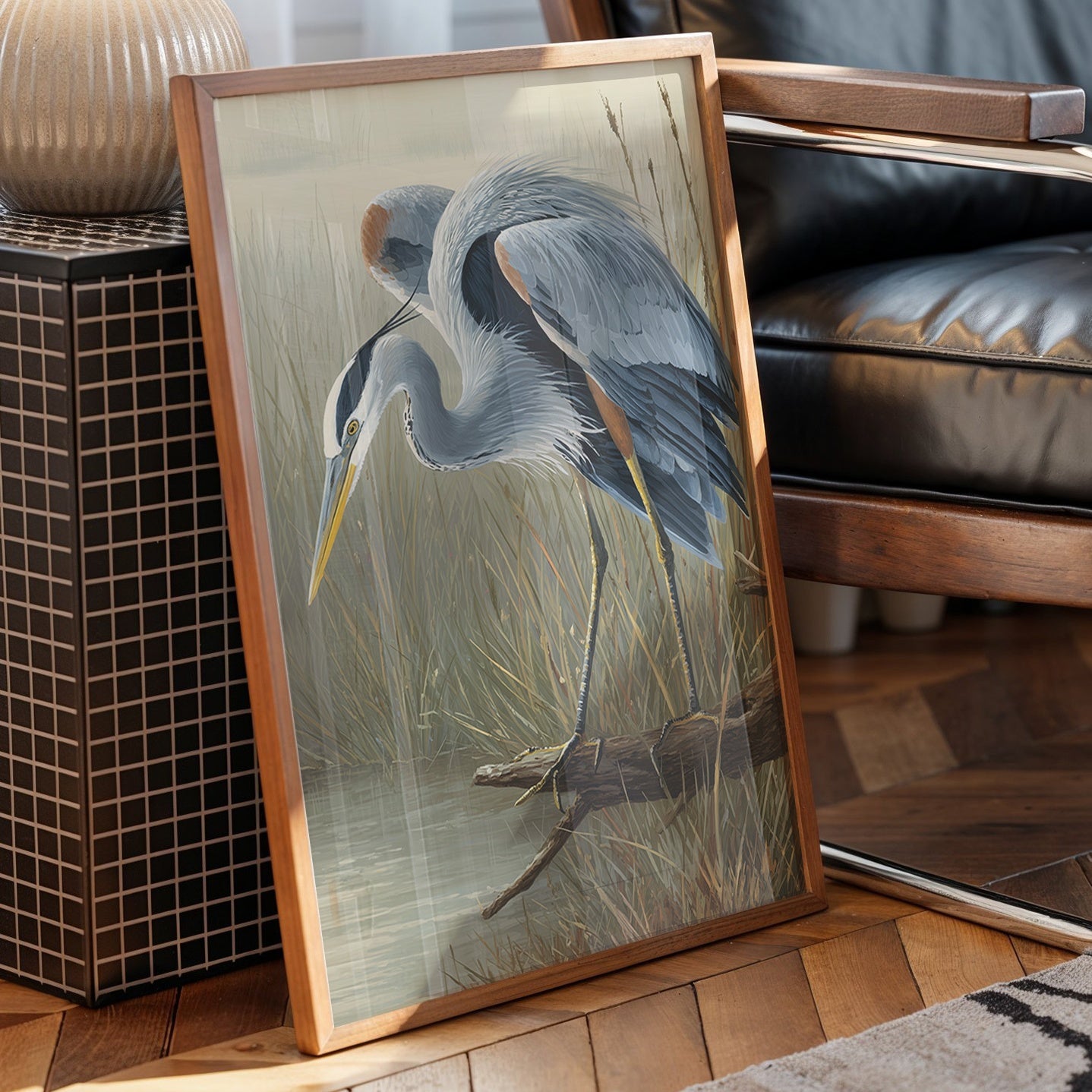 Marsh Sentinel Awaits Dawn