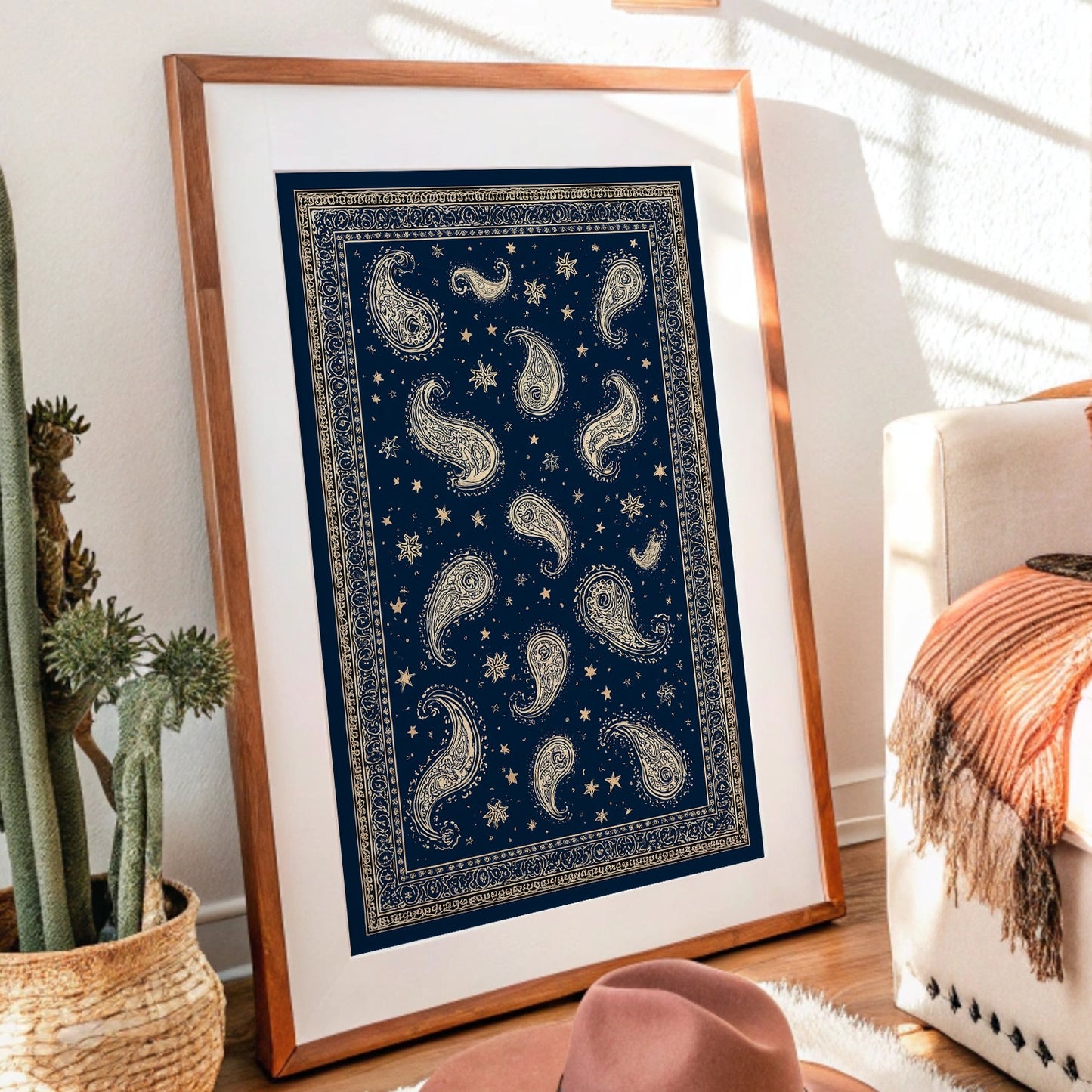 Celestial Paisley: Midnight Constellations