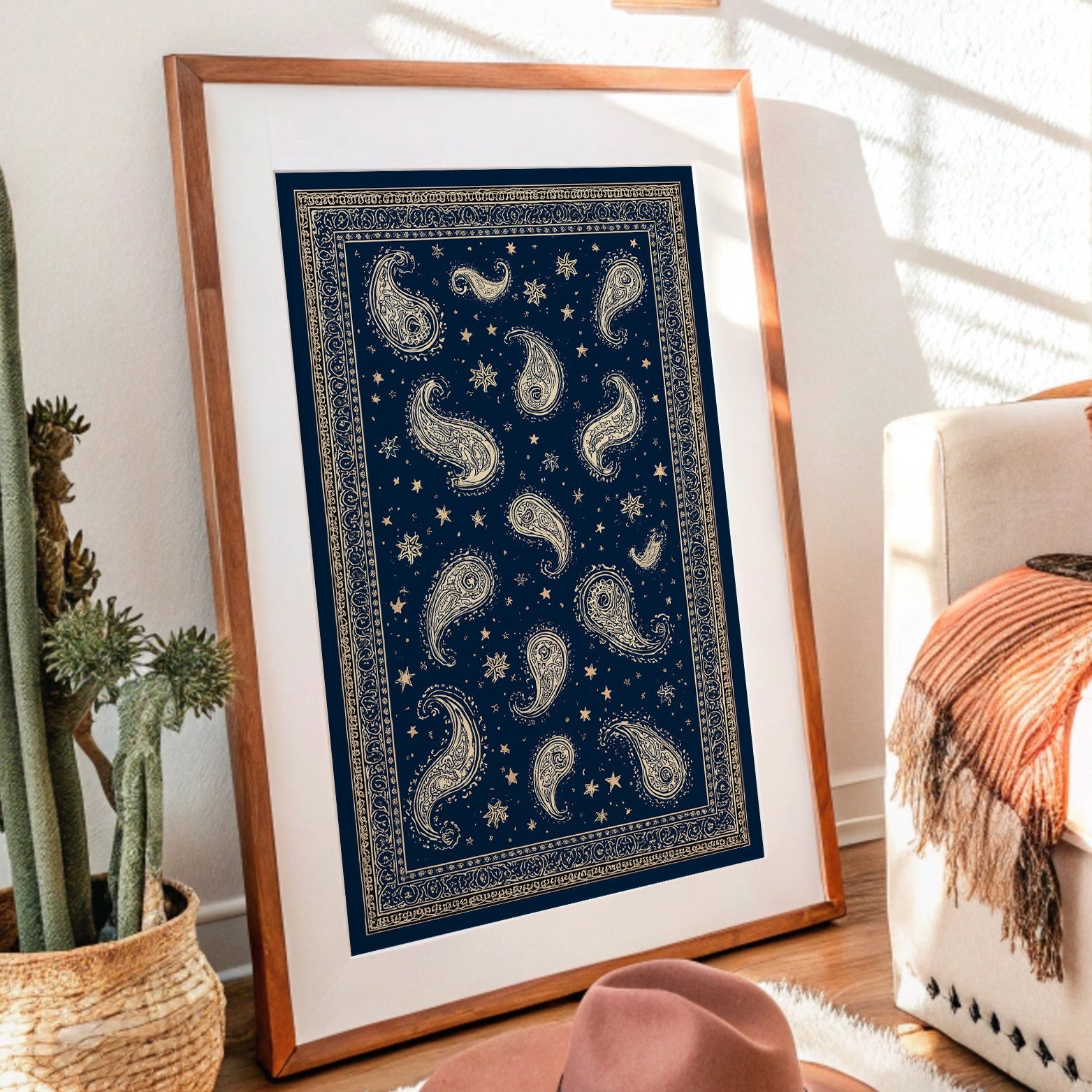 Celestial Paisley: Midnight Constellations