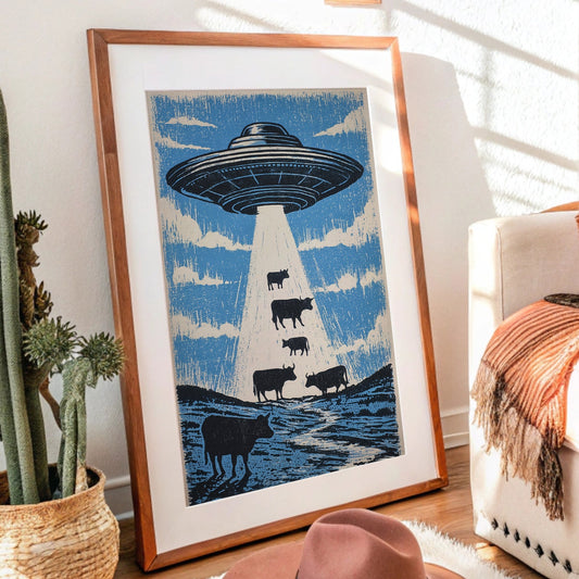 Cosmic Cattle Abduction