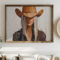 Western Shadows Cast in Palette Knife