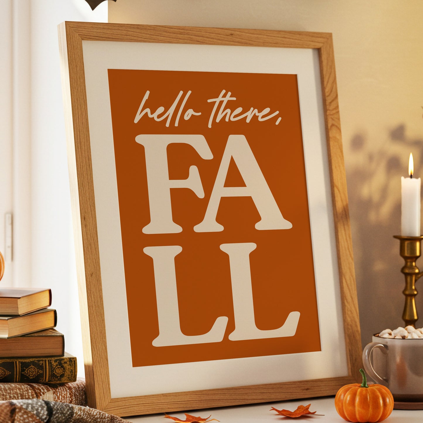 Autumn Greetings In Bold Letters