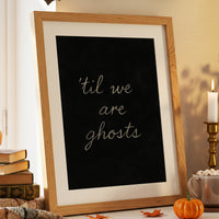 Haunting Words On Midnight Canvas