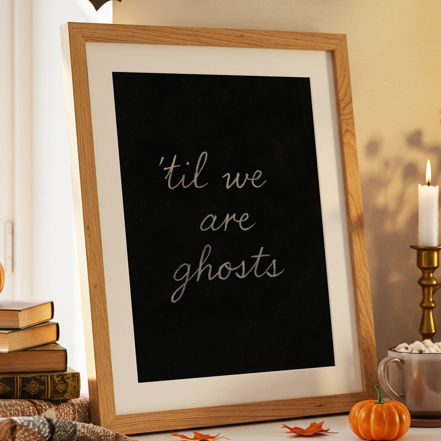 Haunting Words On Midnight Canvas