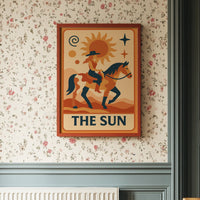 Desert Rider Under Cosmic Light