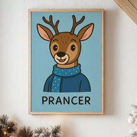 Reindeer Wears Winter's Joy