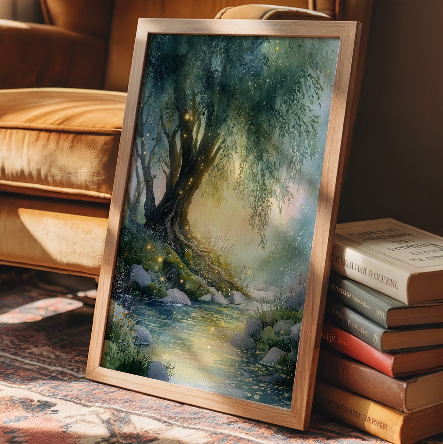 Fireflies Gather At Twilight Creek