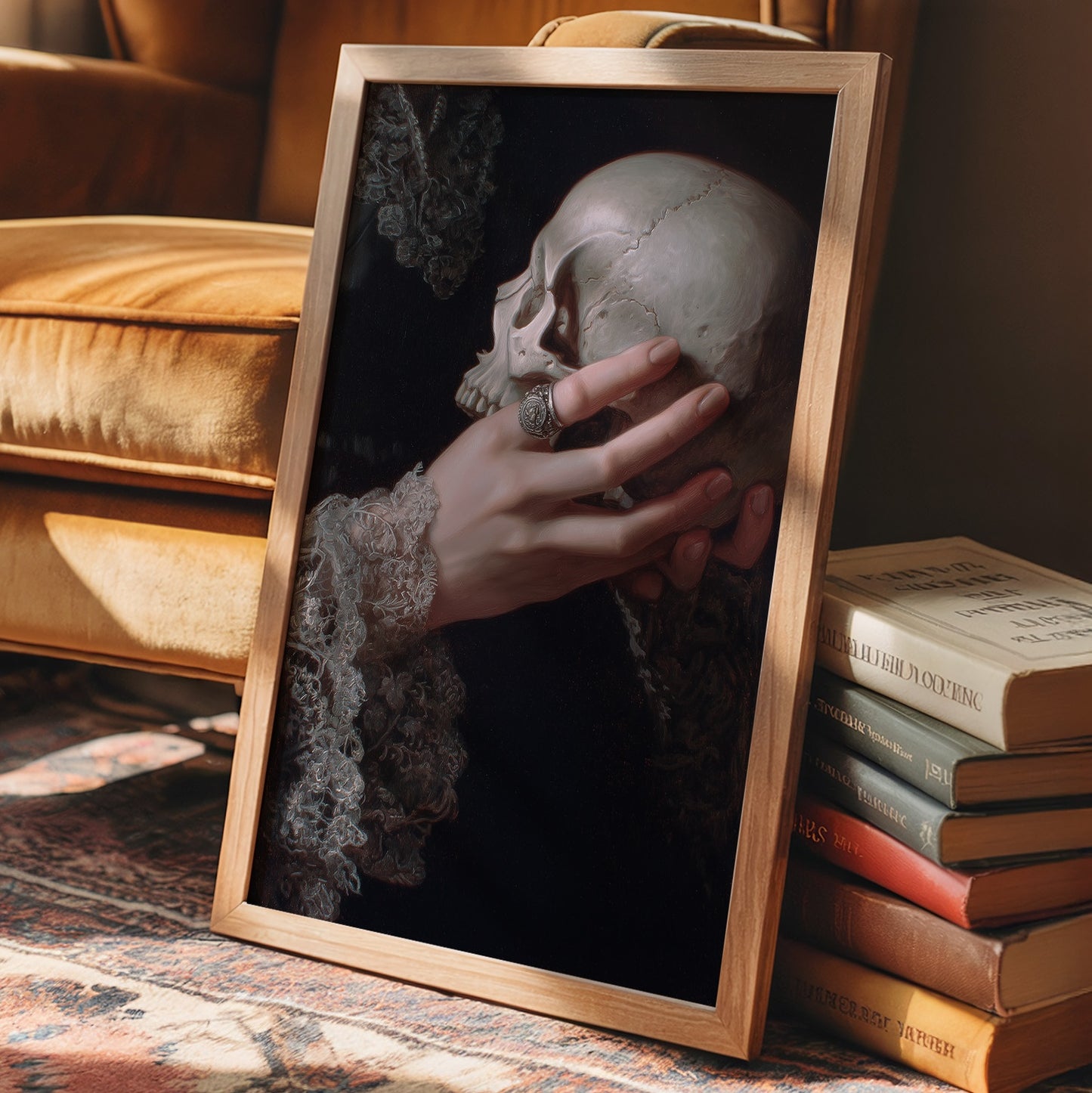 Lace Cuffs Hold Mortality Close
