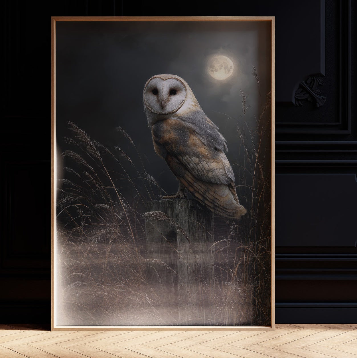 Silent Hunter Under Lunar Glow