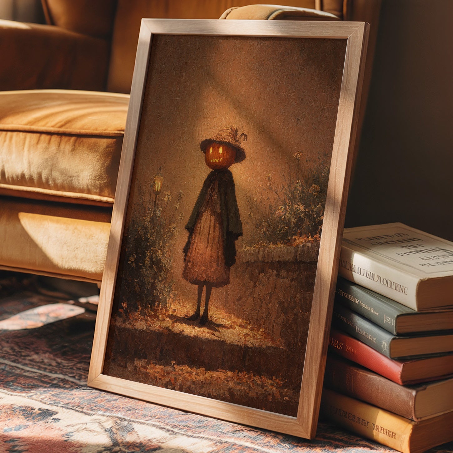 Autumn Sentinel Under Amber Light