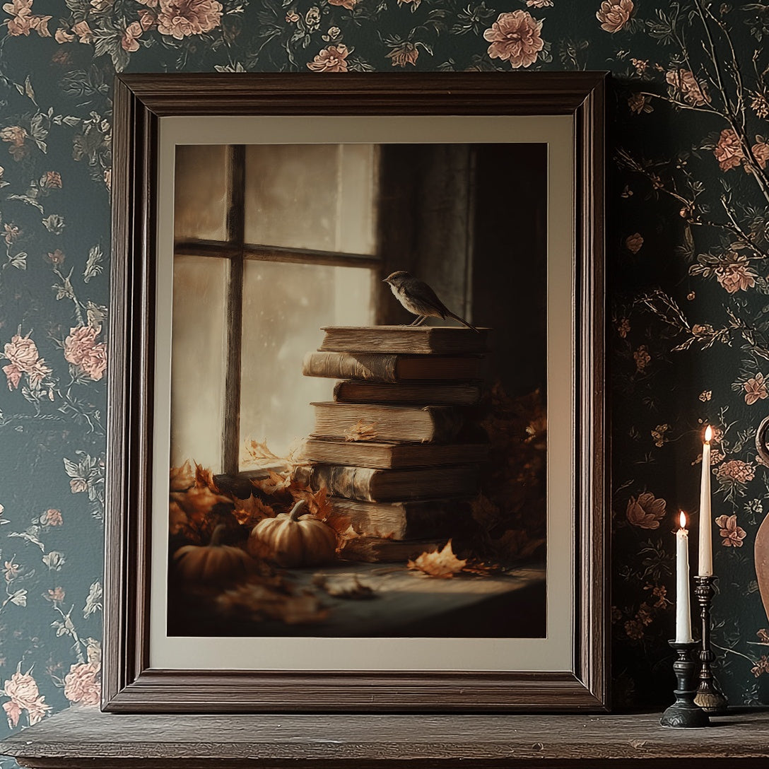 Sparrow's Perch Among Ancient Pages