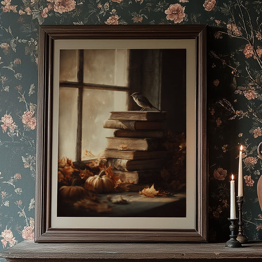 Sparrow's Perch Among Ancient Pages