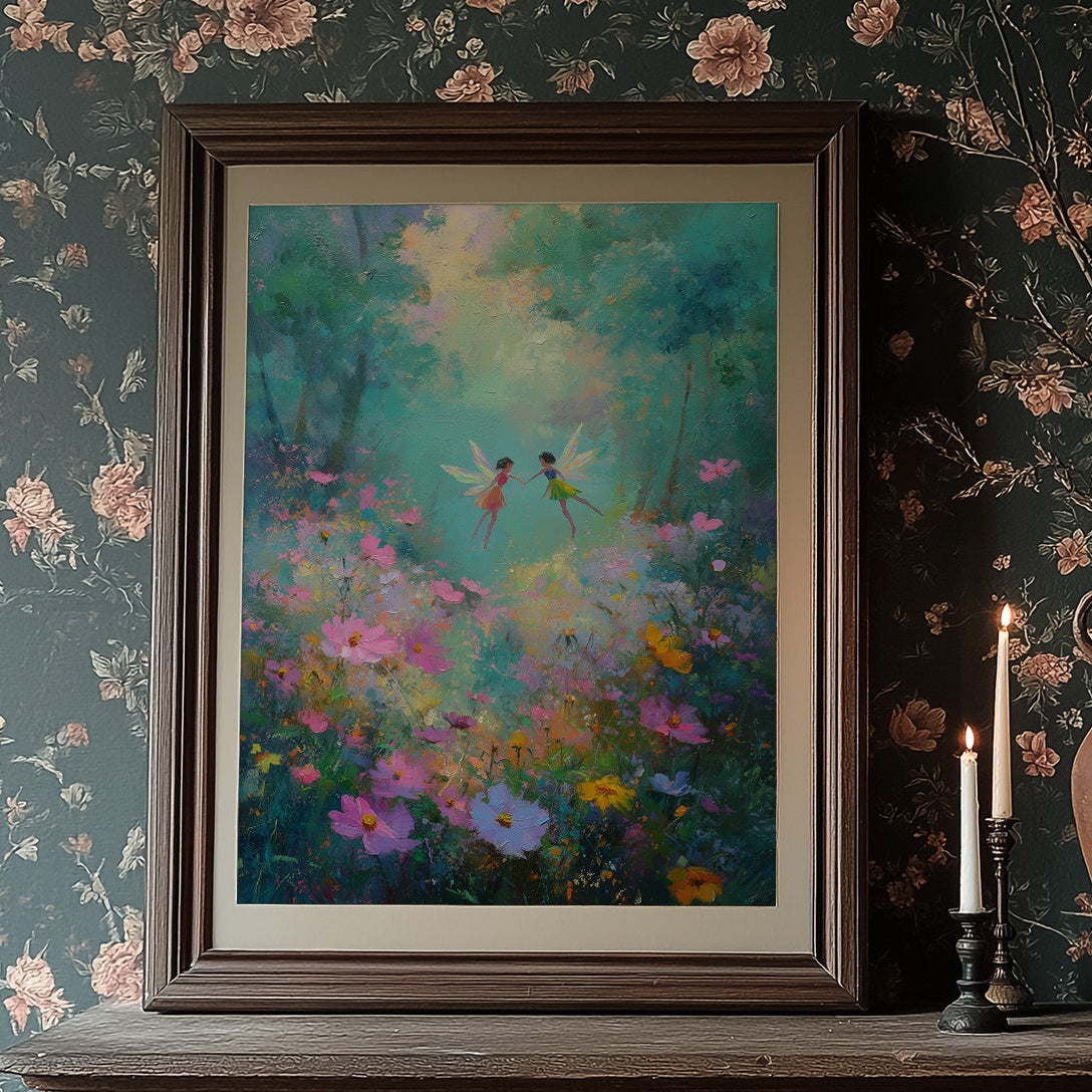 Fairies Meet Among Wild Blooms