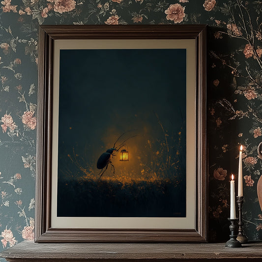 Midnight Keeper Carries Golden Light