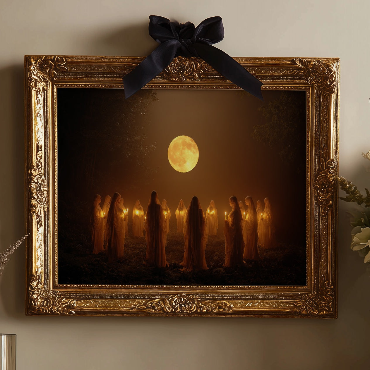 Ancient Circle Under Harvest Moon