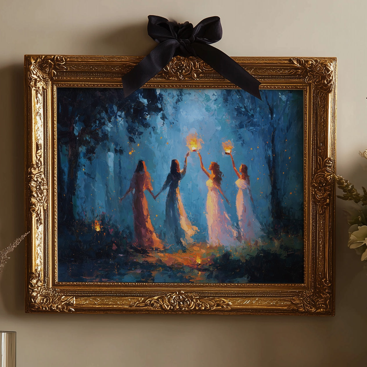 Lanterns Held By Twilight Sisters