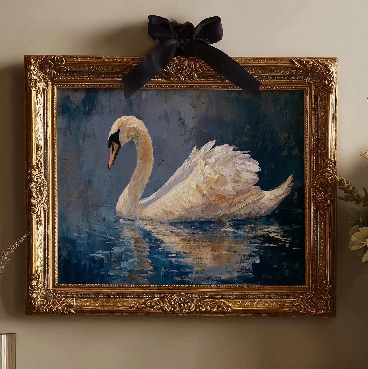 Elegant Voyager On Midnight Waters