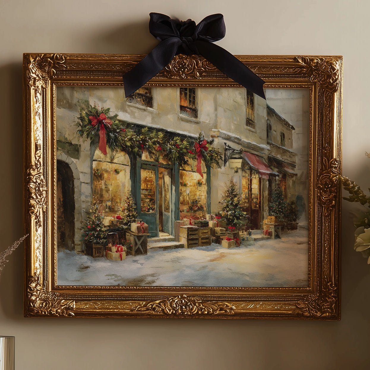 Festive Shops Await December Snow