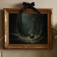 Forest Wanderer Finds Moonlit Path