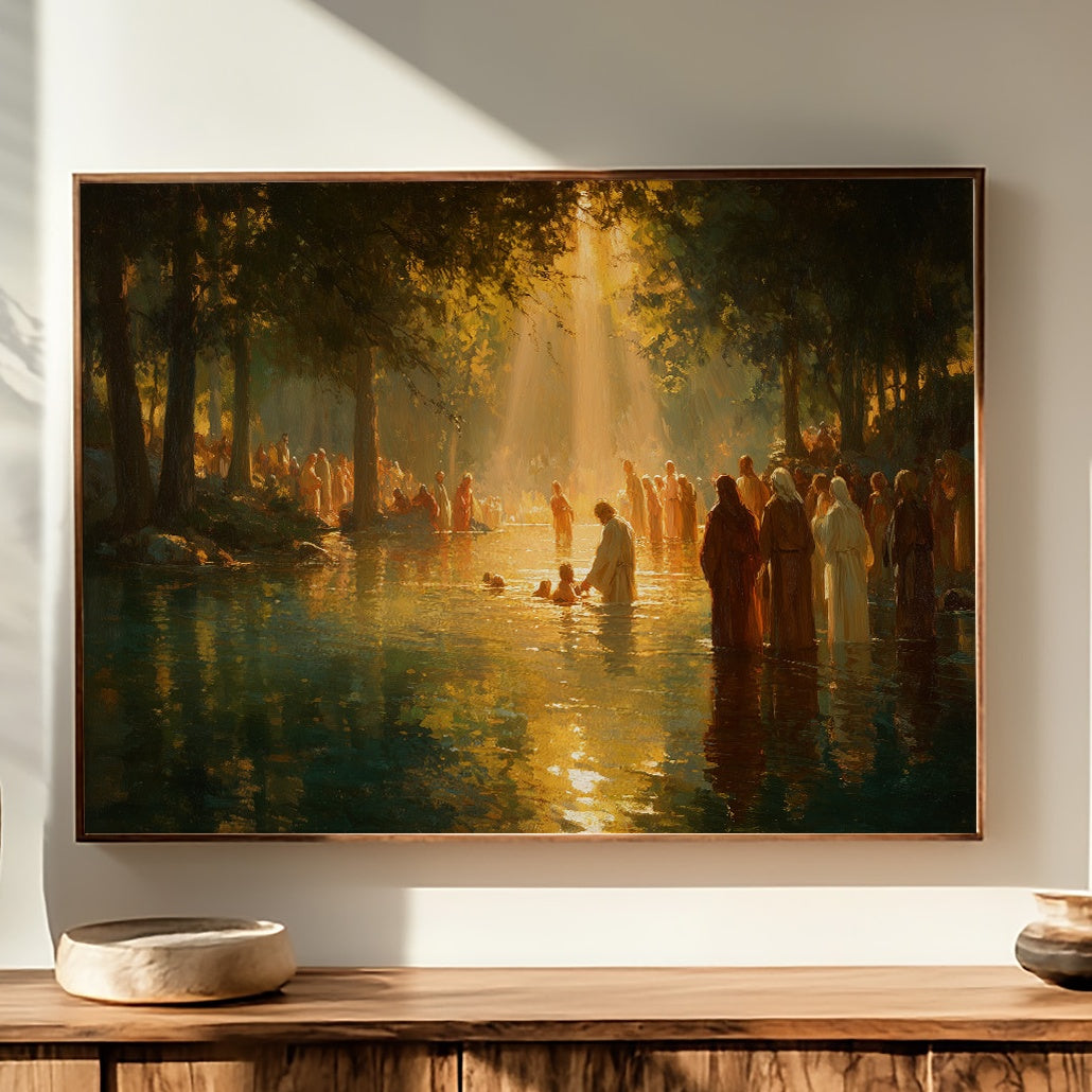 Sacred Waters Bathed In Light