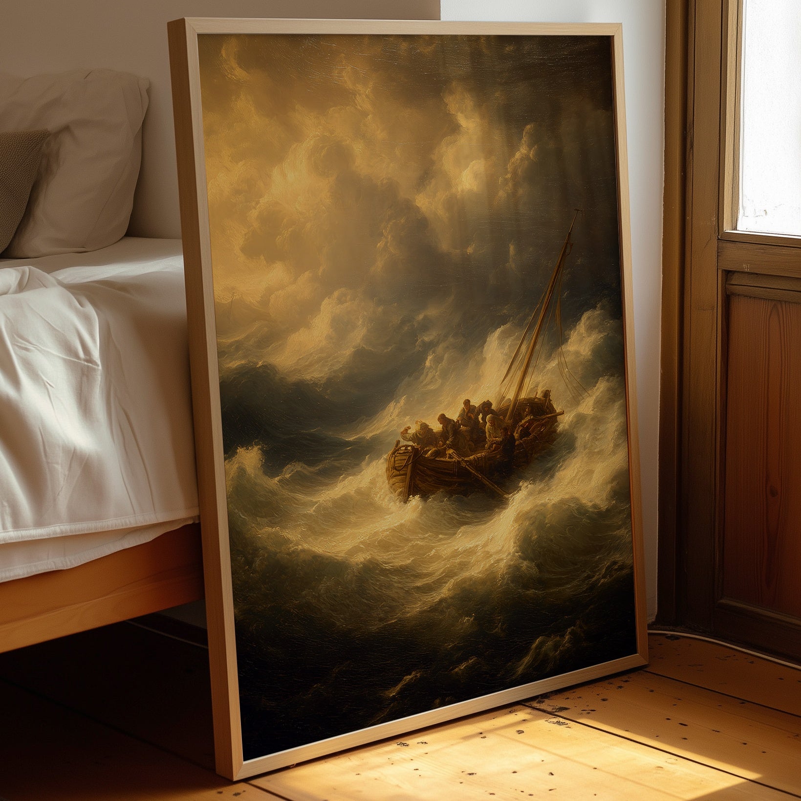 Sailors Brave The Tempest's Fury