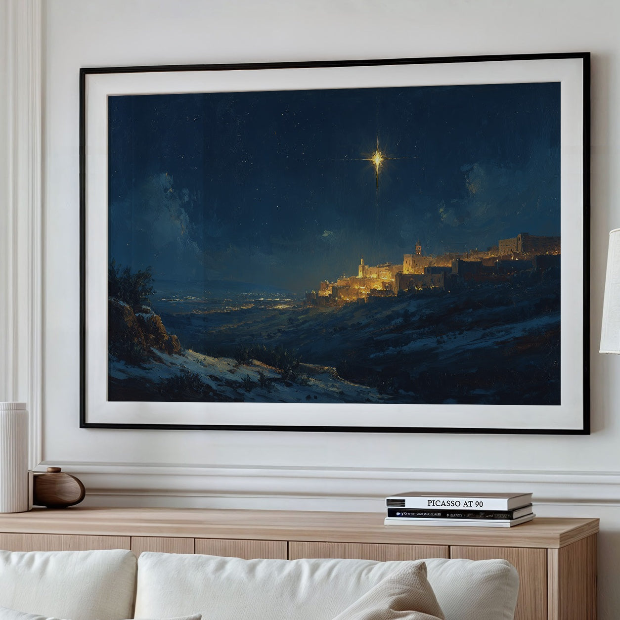 Ancient City Under Celestial Light