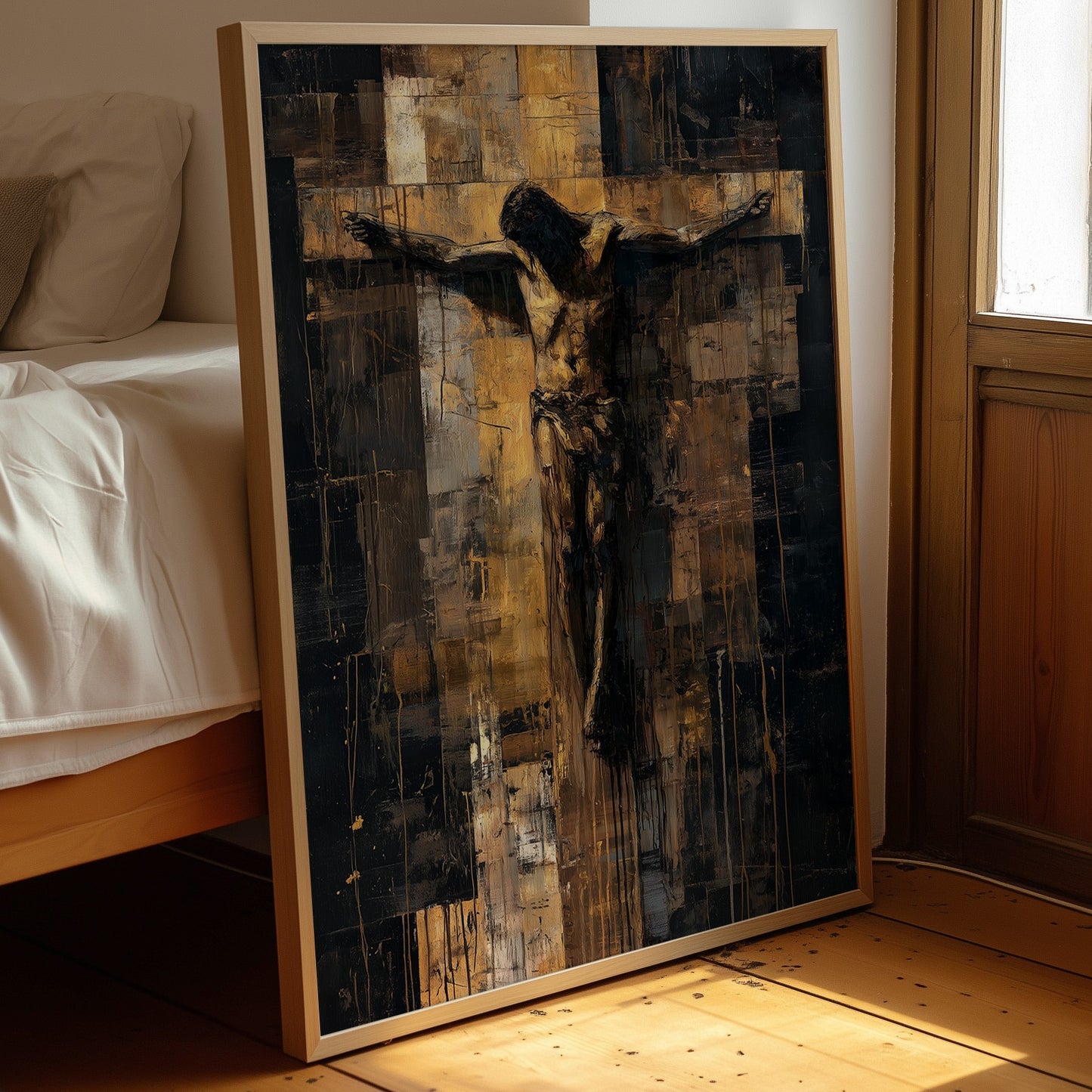 Faith Rendered In Golden Darkness