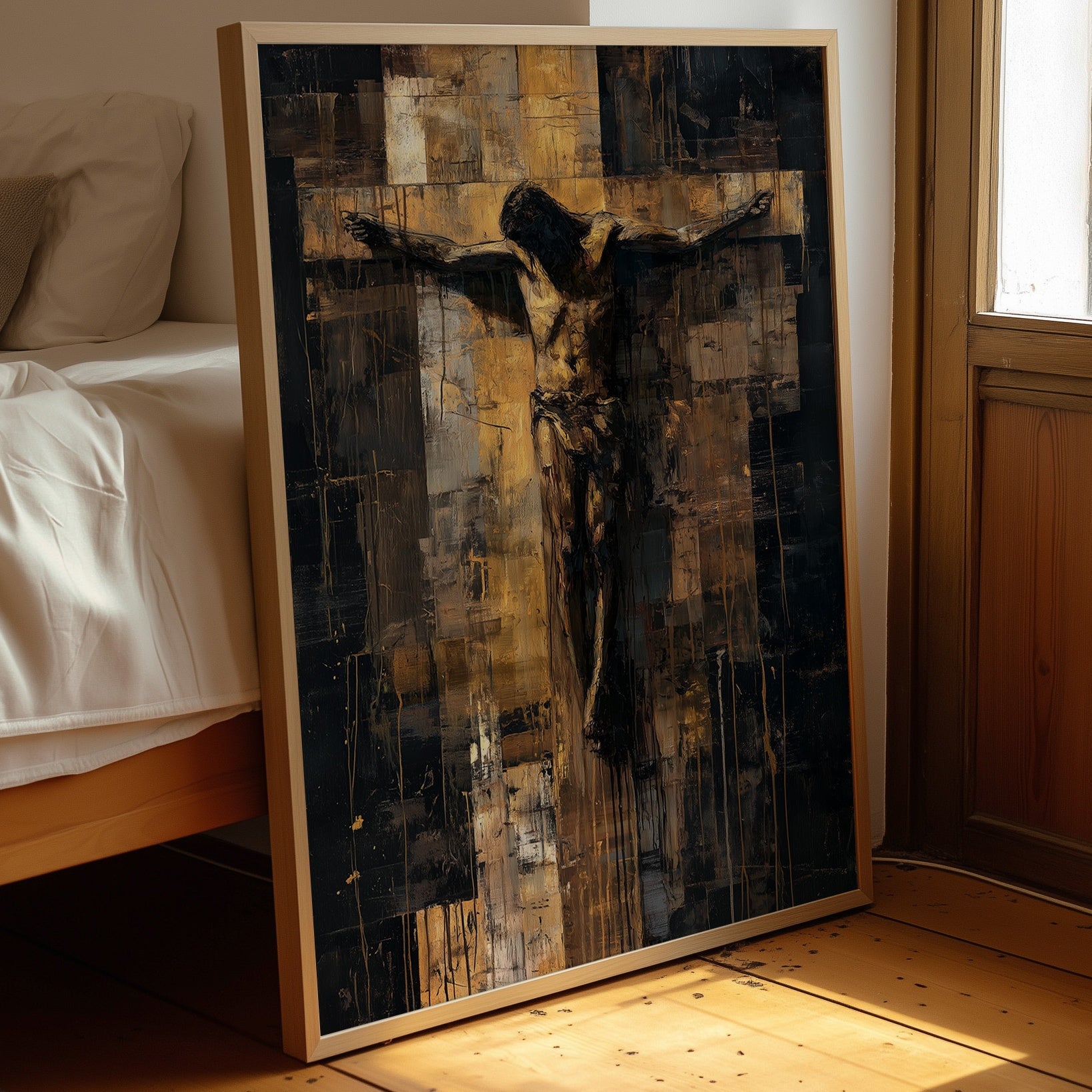 Faith Rendered In Golden Darkness