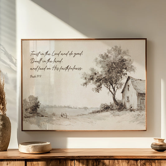 Faith Grows In Quiet Fields