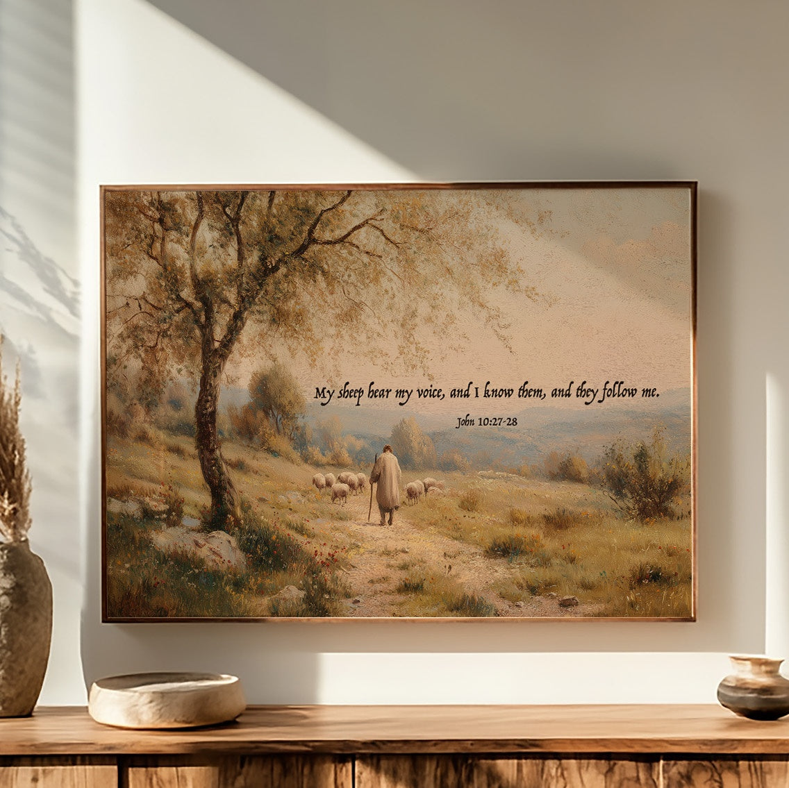 Shepherd's Path In Golden Light