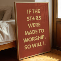 Celestial Vows In Terracotta Skies