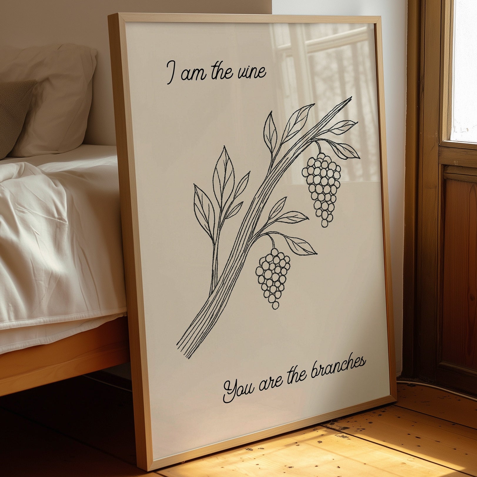 Vineyard Scripture In Simple Lines