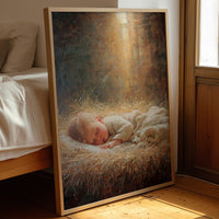 Slumbering Innocence in Golden Hay
