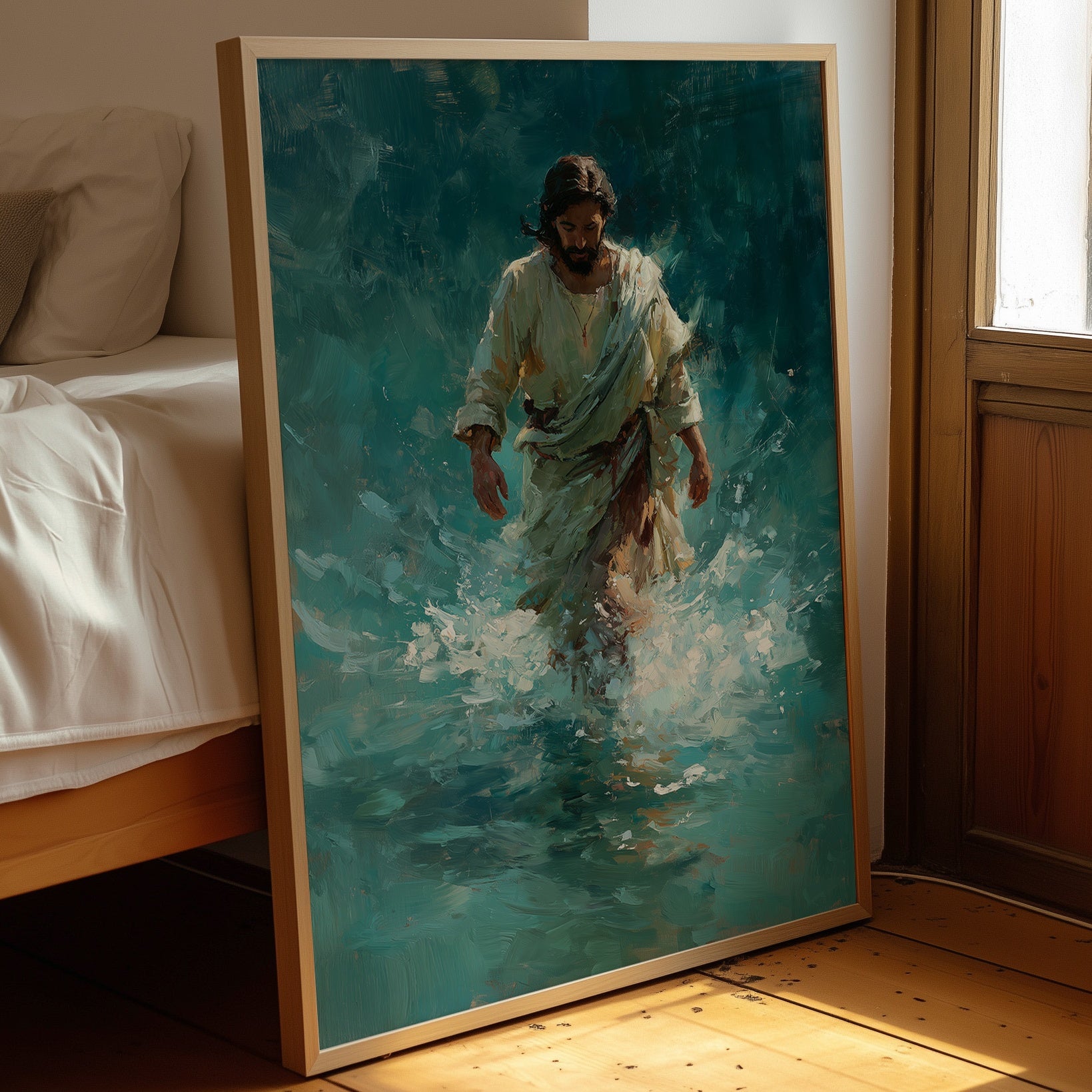 Tranquil Steps Through Turquoise Waters