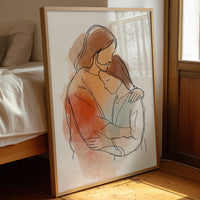 Tender Embrace Speaks Wordless Comfort