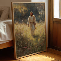 Radiant Path Through Golden Meadow