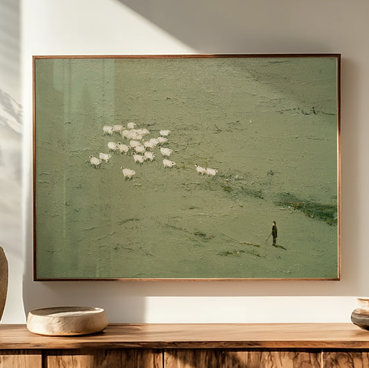 Pastoral Symphony in Sage and Ivory