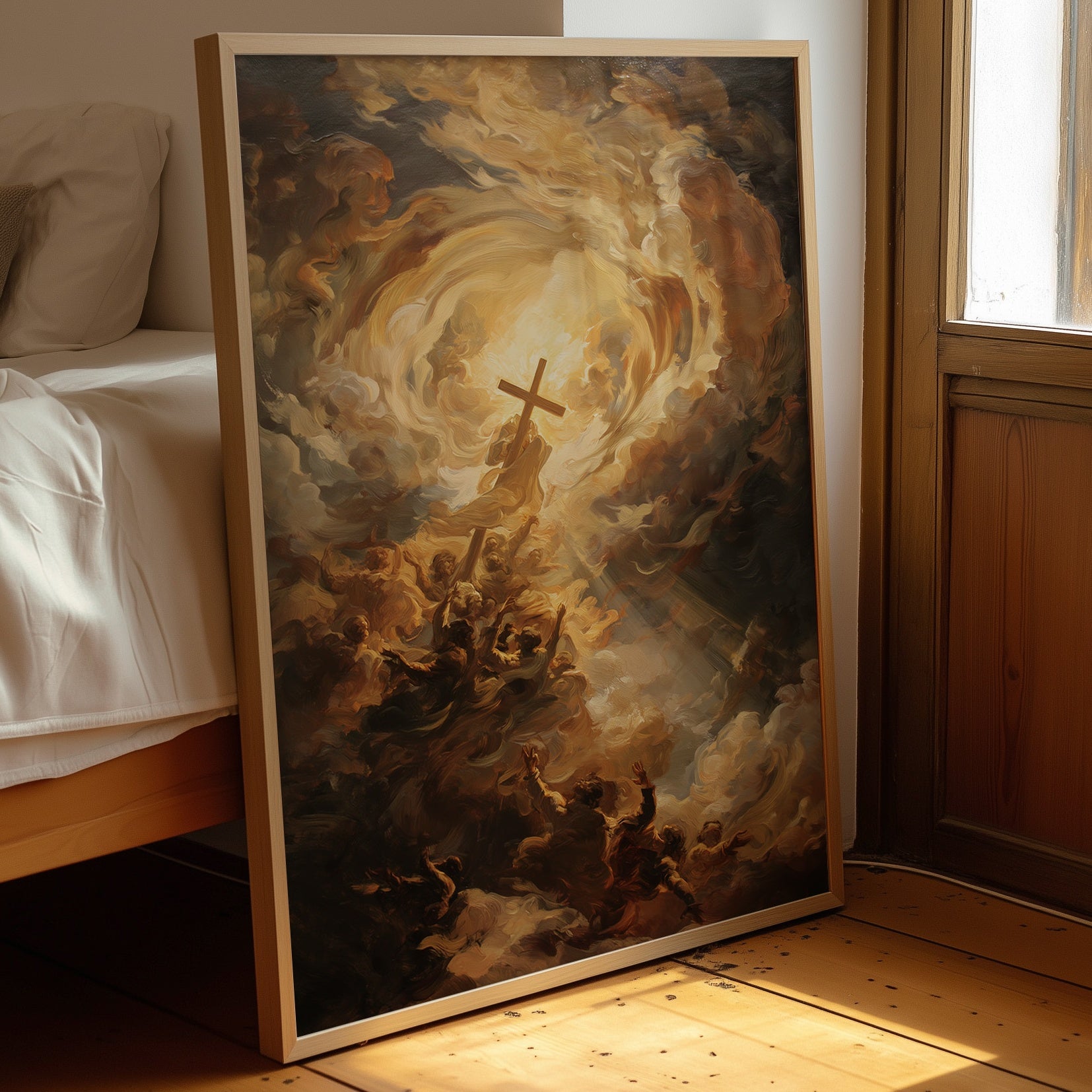 Divine Light Breaks Through Mortal Veil