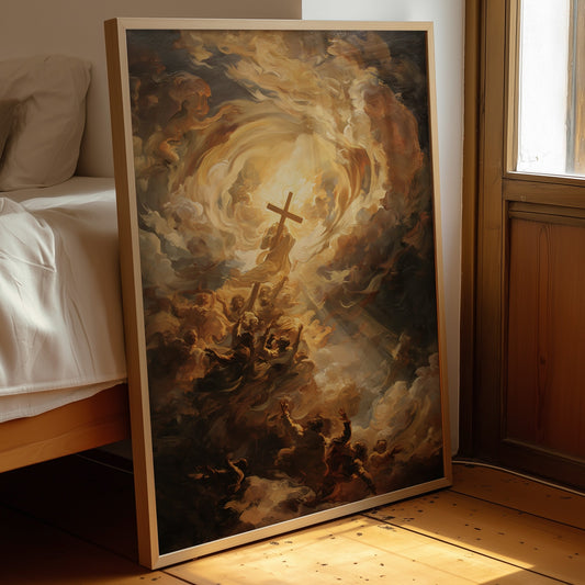 Divine Light Breaks Through Mortal Veil