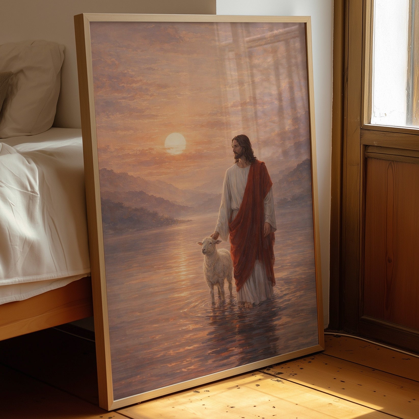 Tranquil Waters Harbor Sacred Dawn
