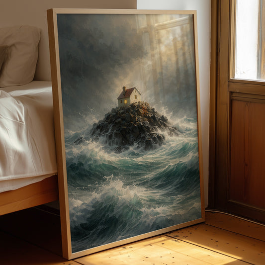 Solitary Beacon Withstands Tempest's Fury