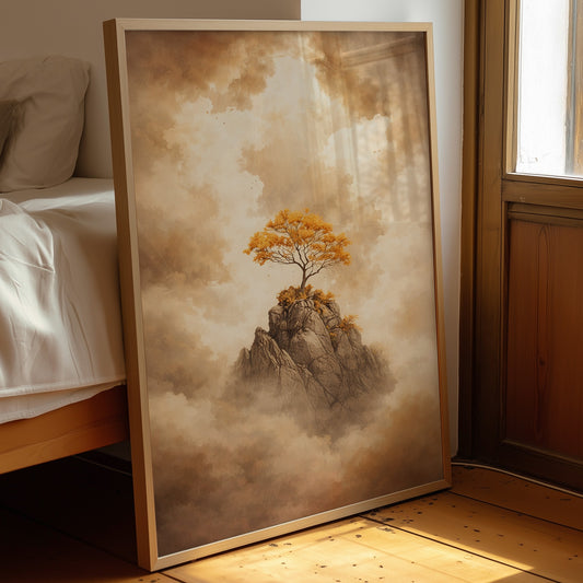 Solitary Sentinel Above Celestial Mists