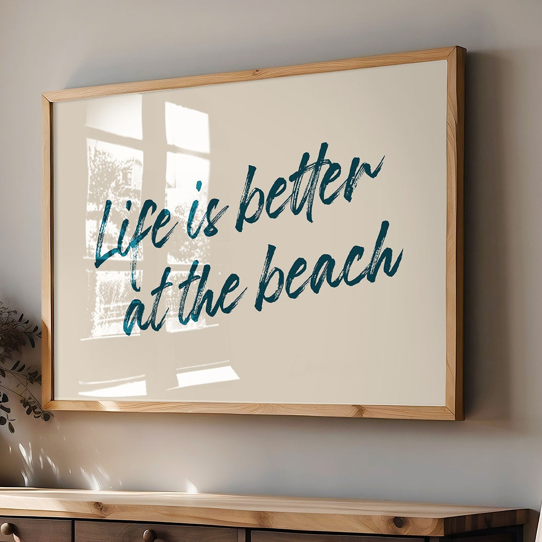 Coastal Wisdom in Brushed Teal