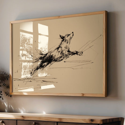 Wild Spirit Captured In Gestural Ink