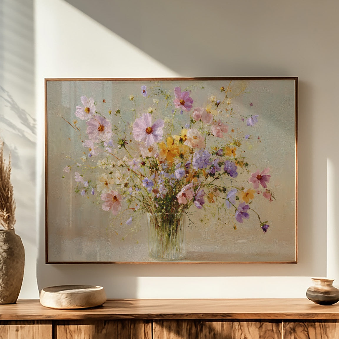 Pastel Symphony in Crystal Vessel