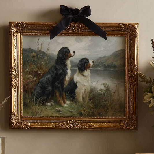Two Dogs Watching the Same Horizon