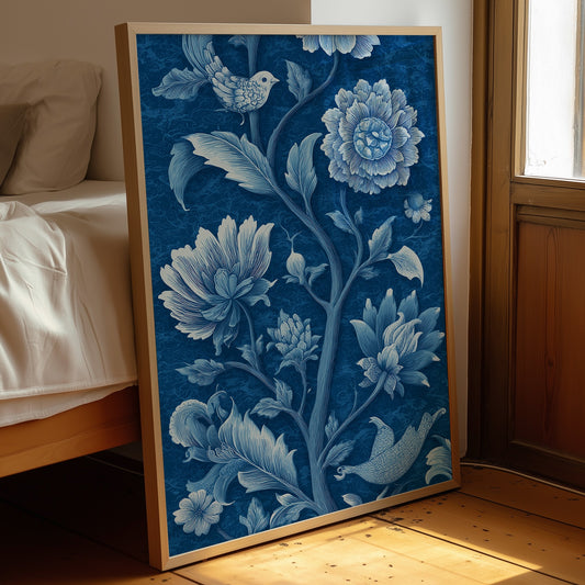 Blue Porcelain Garden Blooms Forever